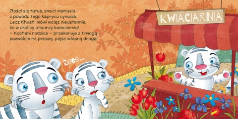 Bajeczki z morałem Biały tygrys książeczka dla dzieci 3+ twarda oprawa