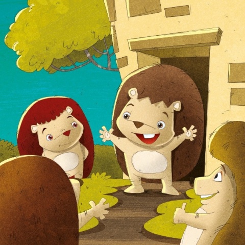 Bajeczki z morałem Jeżyk samotnik książeczka dla dzieci 3+ twarda oprawa