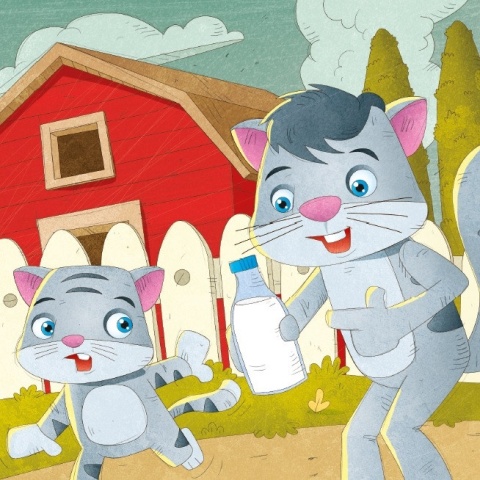 Bajeczki z morałem Kotek Miałek książeczka edukacyjna dla dzieci 3+