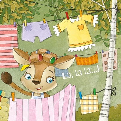 Bajeczki z morałem Łania Frania książeczka dla dzieci 3+ twarda oprawa