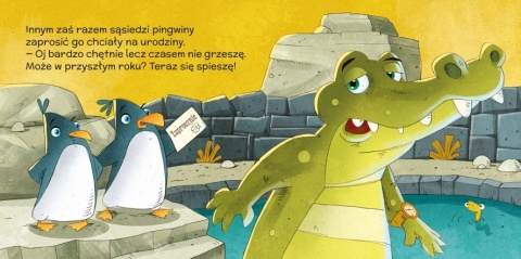 Bajeczki z morałem Niecierpliwy krokodyl książeczka dla dzieci czytanka