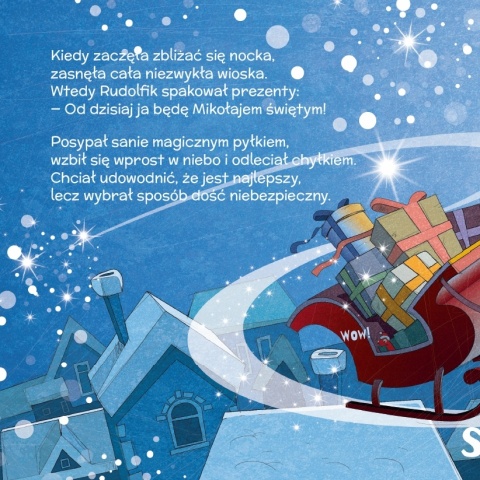 Bajeczki z morałem Przekorny renifer książeczka dla dzieci twarda oprawa