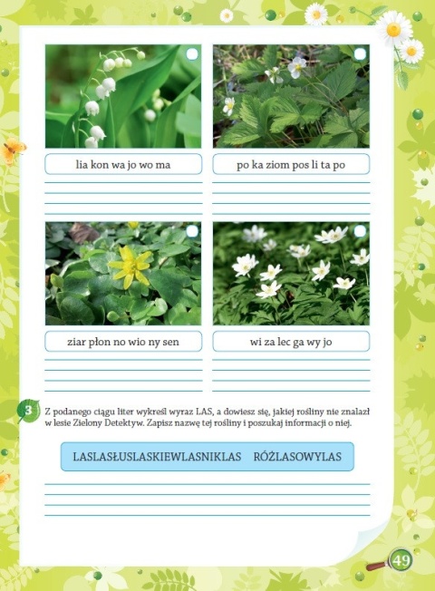 Ćwiczenia przyrodnicze Zielony Detektyw klasa 3 książeczka dla dzieci 8+