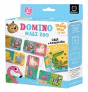 Domino Małe zoo gra edukacyjna logiczna książeczka kolorowanka Aksjomat