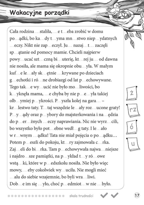 Dyktanda klasa 6 Ortografia dla dzieci GREG krzyżówki ortograficzne