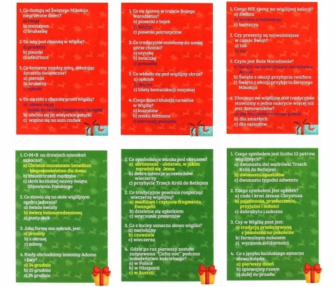 Dzieci kontra Rodzice Magia Świąt gra świąteczna z pytaniami 6+ Kangur