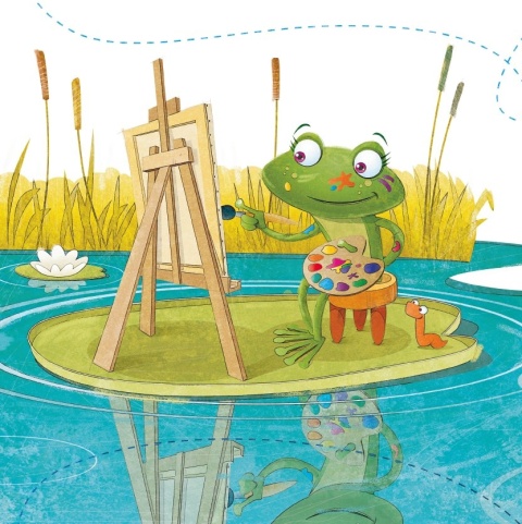 Emocje i rozterki żabki Amelki książka o emocjach dla dzieci twarda oprawa