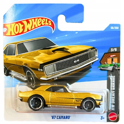 Hot Wheels '67 Camaro 1:64 jjj26 metalowy samochodzik kolekcjonerski 3+