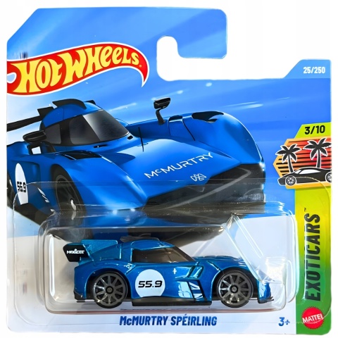 Hot Wheels McMurtry Spéirling 25/250 Exotic Cars 3/10 JJJ01 kolekcjonerski