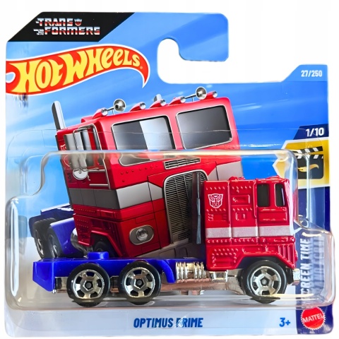 Hot Wheels Optimus Prime Transformers 27/250 model 1:64 resorak autko