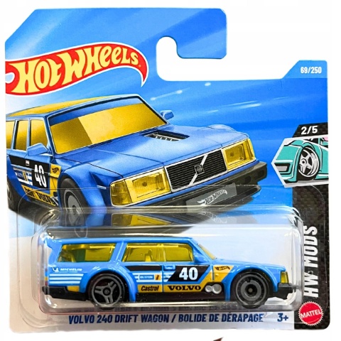Hot Wheels Volvo 240 Drift Wagon 1:64 metalowy samochodzik resorak 3+