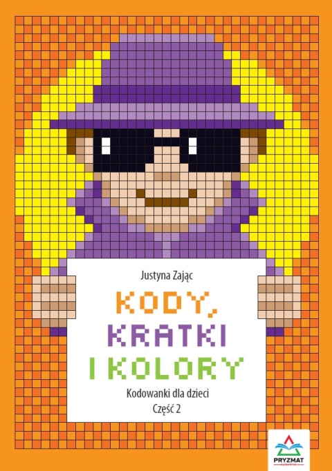 Kodowanie dla dzieci 4+ Kody kratki i kolory cz. 2 książeczka edukacyjna