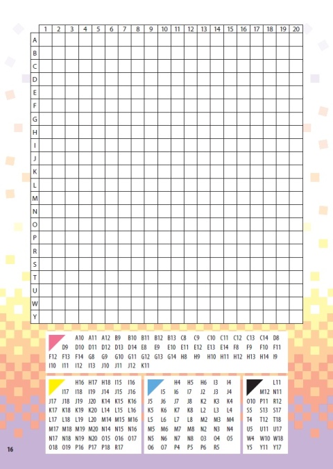 Kodowanie dla dzieci 4+ Kody kratki i kolory cz. 2 książeczka edukacyjna