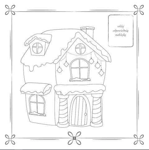 Kolorowanka z kredką Fabryka Św. Mikołaja 36 stron 40 naklejek 3+ Malowanka