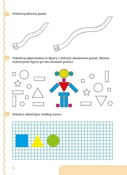 Książeczka do nauki liczenia dla dzieci 6+ Wesołe cyferki Matematyka