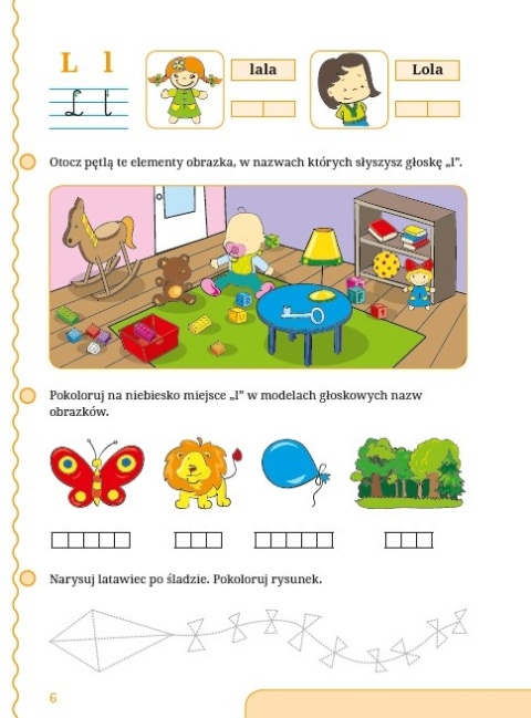 Książeczka do nauki pisania dla dzieci 6+ Wesołe literki ćwiczenia zadania