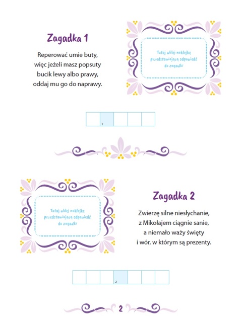 Książeczka z rymowanymi zagadkami dla dzieci 3+ zeszyt nr.4 42 naklejki