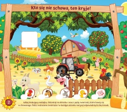 Książka edukacyjna dla dzieci 4-6 lat Ciekawska ekipa zajączka Filipa wieś