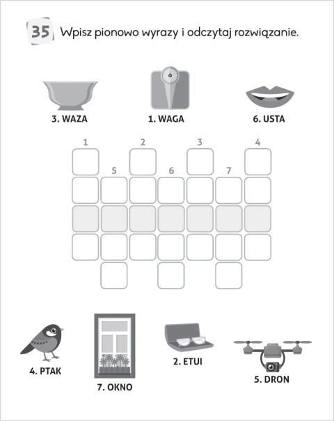 Łamigłówki z ołówkiem 7+ krzyżówki labirynty zagadki książeczka Aksjomat