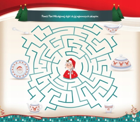 Mikołajowe zagadki kreatywna świąteczna książeczka dla dzieci 30 naklejki