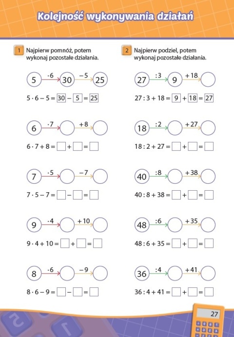 Mnożenie i dzielenie do 100 ćwiczenia matematyczne zadania dla dzieci 8+