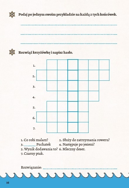 Ortografia dla dzieci 7+ Pirackie zmagania z ortografią ćwiczenia zadania