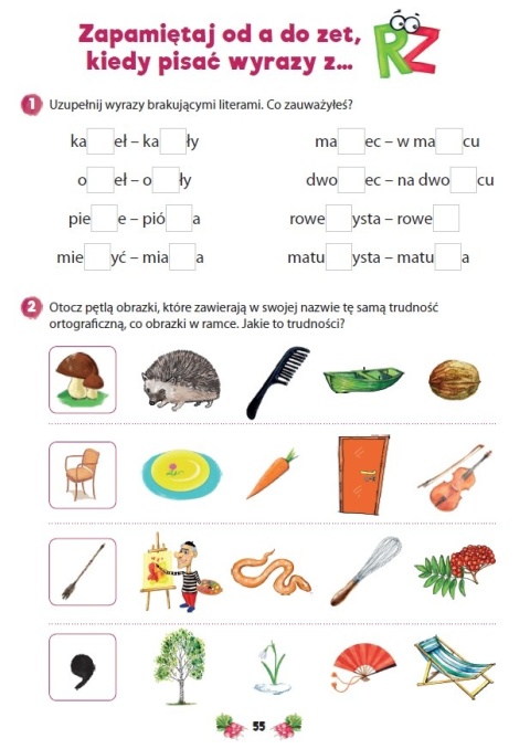 Ortografia klasa 3 Pisz poprawnie ćwiczenia pisowni dla dzieci książeczka do nauki pisania