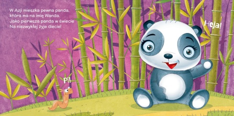 Panda Wanda Bajeczki z morałem książeczka dla dzieci 3+ twarda oprawa
