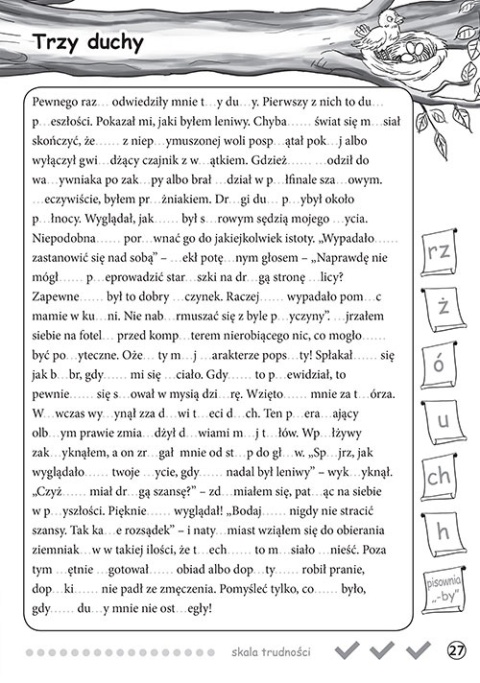 Radosne dyktanda klasy 7-8 Ortografia GREG krzyżówki ortograficzne