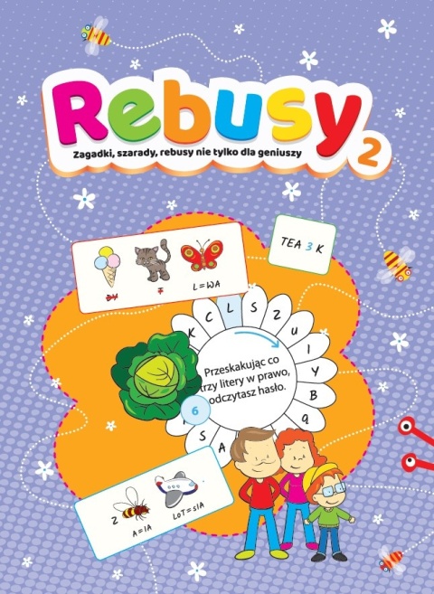 Rebusy cz. 2 zagadki i szarady łamigłówki Książeczka dla dzieci 7+