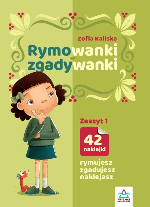 Rymowanki zgadywanki Zeszyt 1 książeczka z naklejkami dla dzieci 3+ zadania