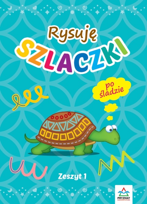 Szlaczki dla dzieci 3+ rysowanie po śladzie ćwiczenia grafomotoryczne