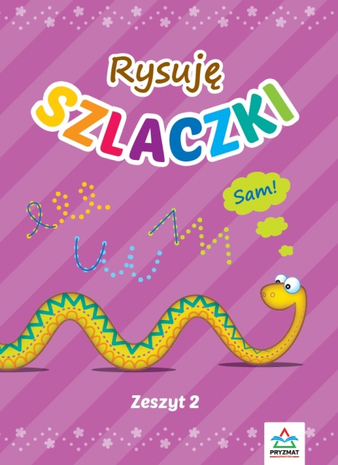 Szlaczki dla dzieci 5+ Rysuję szlaczki zeszyt 2 ćwiczenia grafomotoryczne