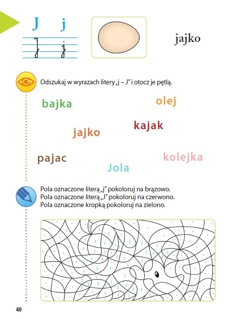 Wesołe literki nauka czytania pisania 80 stron ćwiczenia dla dzieci
