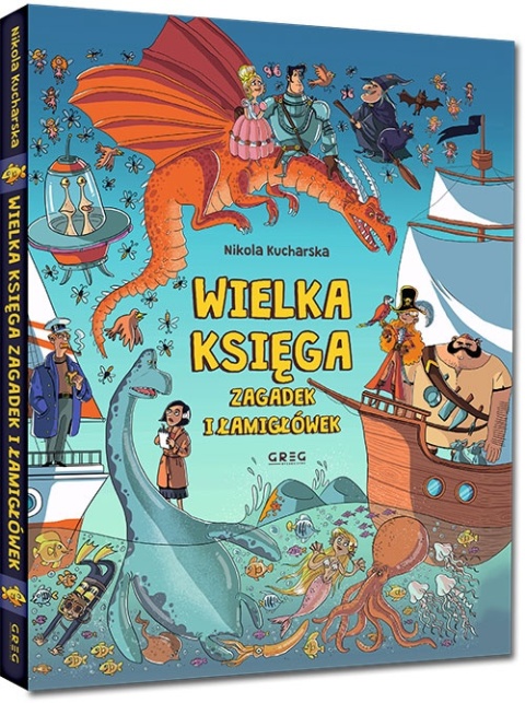Wielka księga zagadek i łamigłówek dla dzieci 6+ Łamigłówki 248 stron GREG