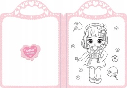 Zaczarowana kredka Świat Modelek kolorowanka naklejki malowanka Aksjomat