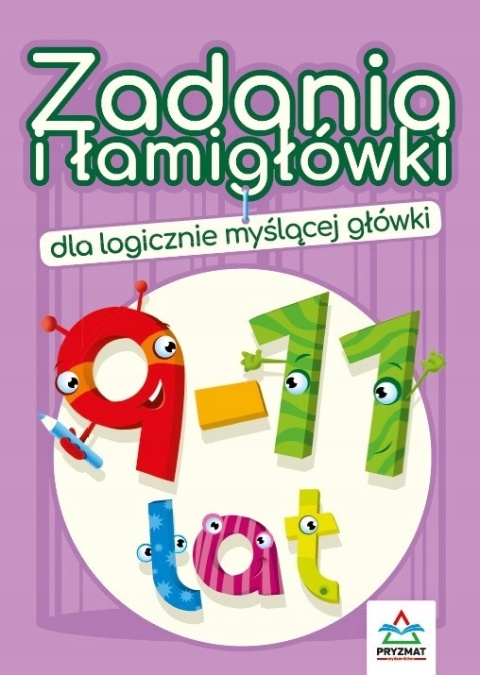 Zadania i łamigłówki 9-11 lat książeczka edukacyjna 80 stron matematyka