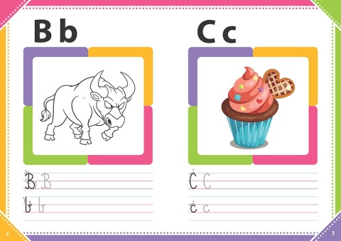 Zestaw książeczek edukacyjnych dla dzieci cyferki literki szlaczki nauka pisania Greg