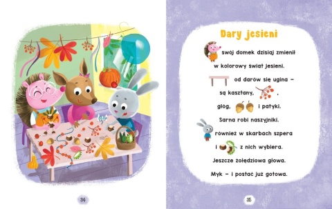 Czytam z mamą tatą pierwsza książka nazywanie obrazków wierszyki Niebieska