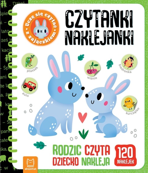 Czytanki naklejanki Uczę się czytać 4-6 lat Książeczka z naklejkami 120 szt