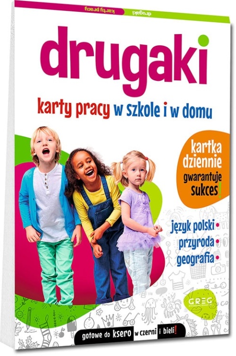Drugaki karty pracy w szkole i w domu klasa 2 GREG ćwiczenia