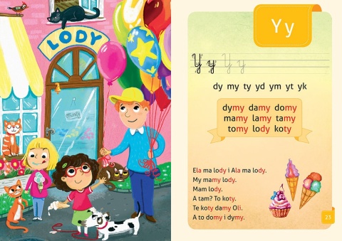 Elementarz do nauki czytania metodą sylabową Czytamy bajki Metoda Sylabowa