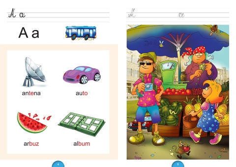Elementarz metoda sylabowa GREG nauka czytania dla dzieci czytanie sylabowe + Zestaw