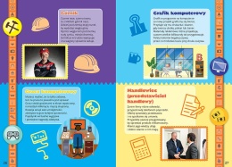 Kim będę gdy dorosnę wiersze o zawodach dla dzieci książeczka edukacyjna