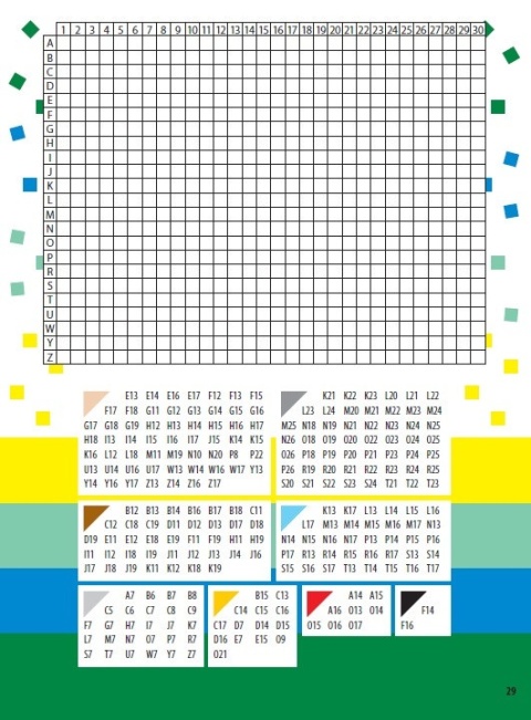 Kodowanie dla dzieci 6+ Kody, kratki i kolory. Część 3 kodowanki logiczne