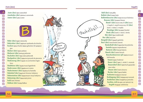 Książeczka Ilustrowany słownik niemiecko-polski pol-niem wymowa GREG 6000