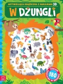 Książeczka z naklejkami 3D łamigłówki zadania labirynty dla dzieci niebieska