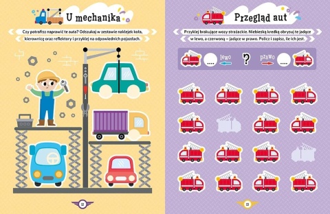 Książeczka z naklejkami 3D łamigłówki zadania labirynty dla dzieci