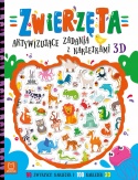 Książeczka z naklejkami 3D łamigłówki zadania labirynty dla dzieci
