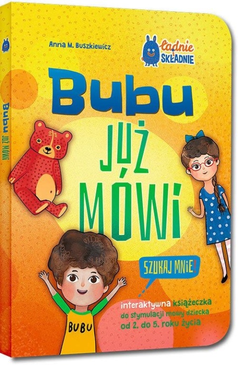 Książka interaktywna rozwój mowy Bubu już mówi Szukaj mnie